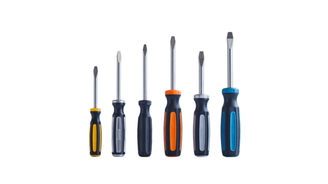 Versatile screwdriver set for professional repairs and home projects