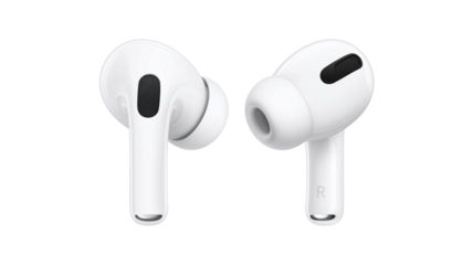 Sleek white wireless earbuds for modern audio experiences