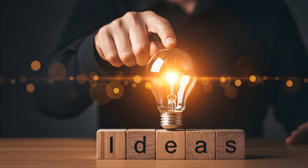 Igniting innovation and sparking creativity with brilliant ideas for business growth, a flash of inspiration in action for entrepreneurs