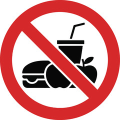No food sign