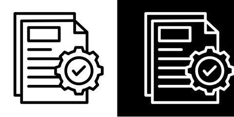 Data Validation  Icon Set White Style Collection
