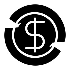 coin glyph icon