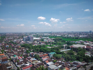 Obraz premium aerial view of the city
