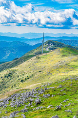 Sunny Scenery of Shikoku Karst Plateau in Kochi, Japan