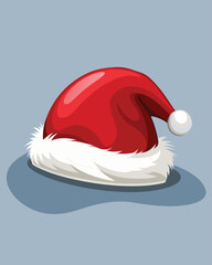 santa claus hat vector