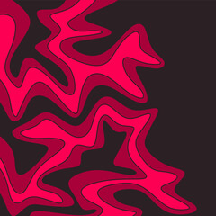 Abstract background with cute wavy line pattern and with some copy space area