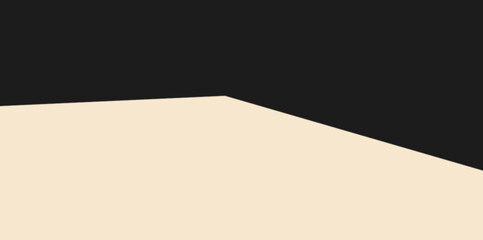 Sharp Corner Angled Minimalist Background Vector Illustration. Diagonal lines creating a dynamic, sharp-edged triangular contrast in two neutral colors. abstract vector illustration background.