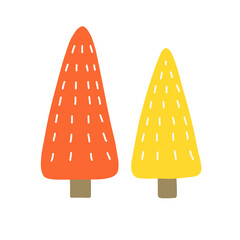 北欧風の木（紅葉）①