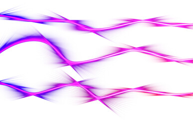 Transparent neon wave structure formed by numerous fine lines or particles, giving it a sense of motion and depth.