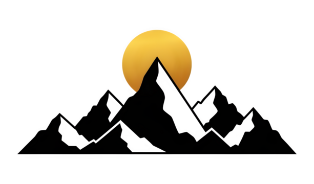 Golden abstract flame shape with a subtle gradient isolated on transparent background - Powered by Adobe