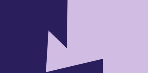 Sharp Geometric Lightning Bolt Abstract Background Vector Illustration. Dynamic, jagged zigzag line separating dark violet and lavender.