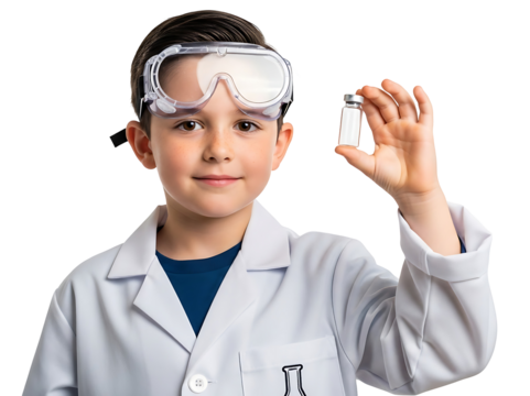 Young Boy Scientist Discovery Future Medical Research Education Child Learning Innovation Science Health Experiment