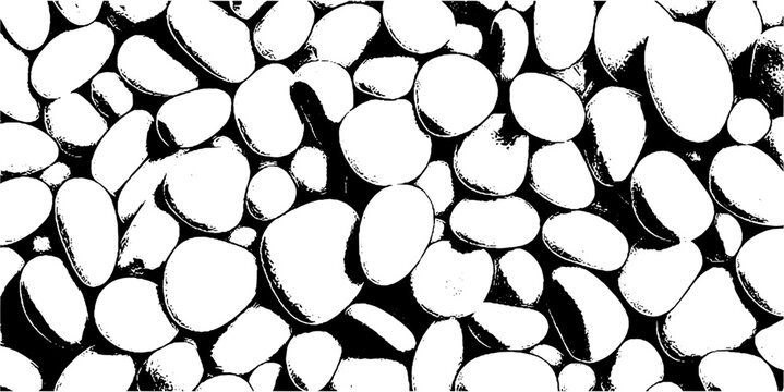 Pebble Texture Vector Seamless vector pattern ideal for natural backgrounds, ground surfaces, spa themes, and decorative design overlays.