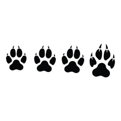 Paw prints