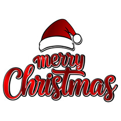 merry christmas text logo