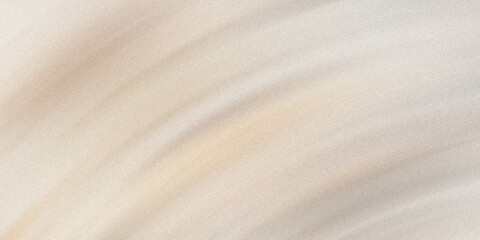 Obraz premium Light Beige Abstract Background with Soft Waves and Grain texture cream