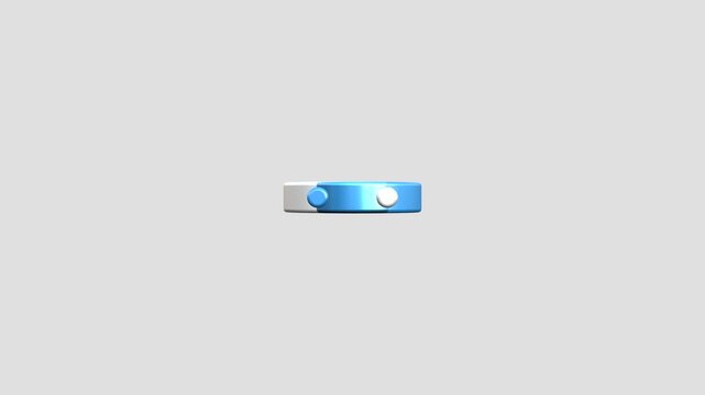 3D style Yin Yang simbol animation