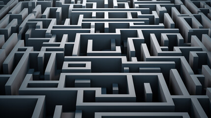 top view maze labyrinth