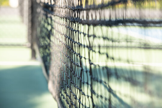 abstract of tennis net