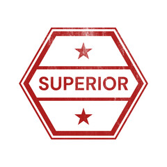 Superior Stamp Vector Graphic