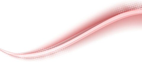 Dynamic Red Light Streaks Flowing Across a White Background, Creating a Sense of Speed, Energy EPS 10.