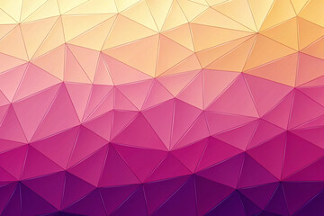 Obraz premium Vibrant low-poly background with a striking modern geometric triangle gradient texture.
