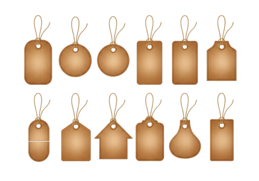 Brown Kraft Gift Tag Set