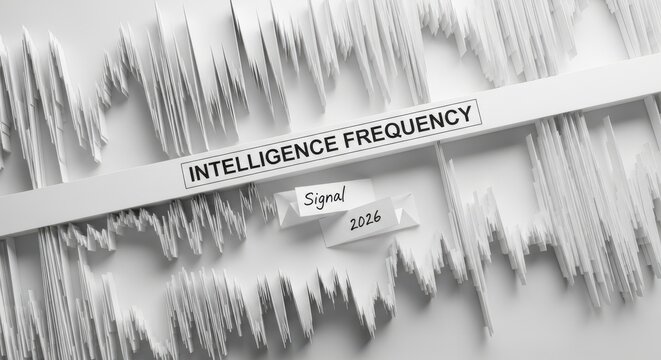 Intelligence Frequency: Abstract Data Signal Visualization