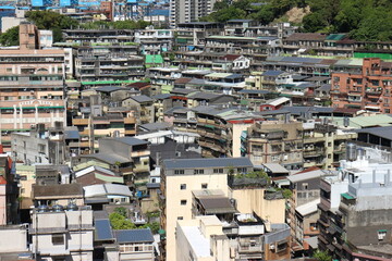 台湾　基隆の町並