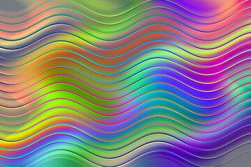 Obraz premium Gradient defocused luxury vivid blurred. Flow poster. Wave Liquid background. Abstract gradient with a glass effect on background a look featuring cool glow, soft waves, layers a sense of motion.