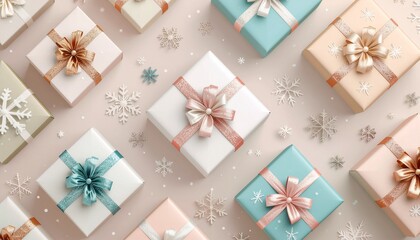 white christmas gift boxes