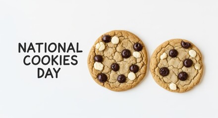 Celebrating national cookie day with delicious chocolate chip cookies