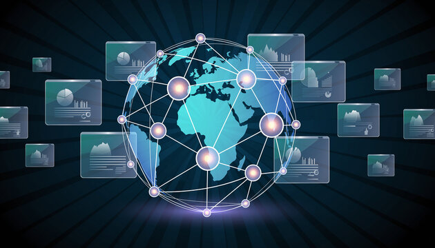 social network concept with social network