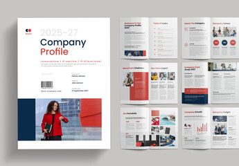Company Profile Brochure Layout