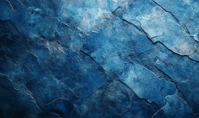 Blue ceramic tile wall or floor background, featuring clean lines and texture for use in interior design projects. The design is ideal for architectural applications, with ample space, Generative AI