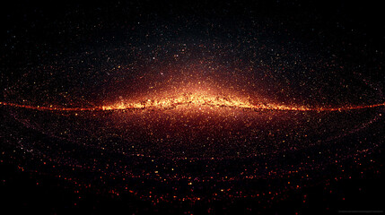 Cosmic Background Showing Perihelion Day Astronomy Event