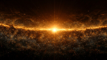 Cosmic Background Showing Perihelion Day Astronomy Event