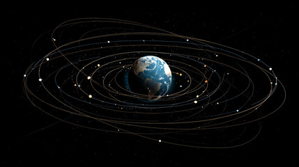 Educational Infographic of Earth’s Elliptical Orbit 