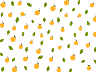 Close-up background Orange and leaves