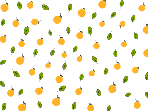 Close-up background Orange and leaves