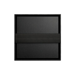 Fototapeta premium Dark box, horizontal strap, center. High contrast