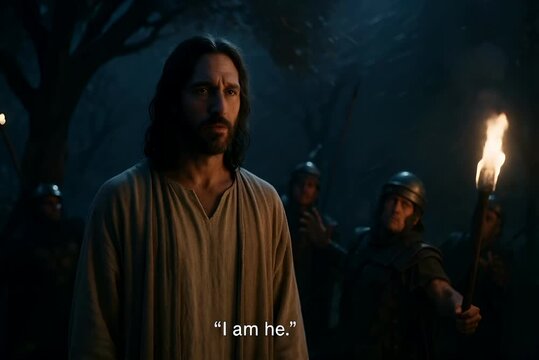 Soldiers Fall Backward When Jesus Says, &lsquo;I Am He&rsquo;