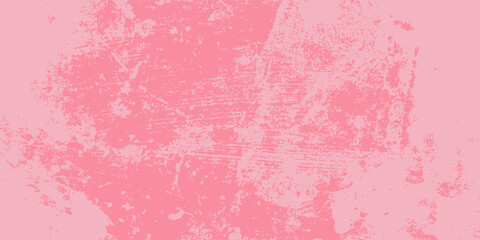 Vector pink background painting with abstract fringe and bleed paint drips and drops, painted project