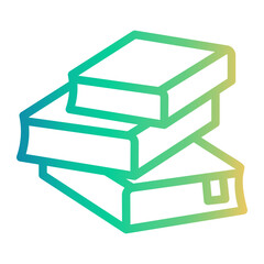 knowledge Line Gradient Icon