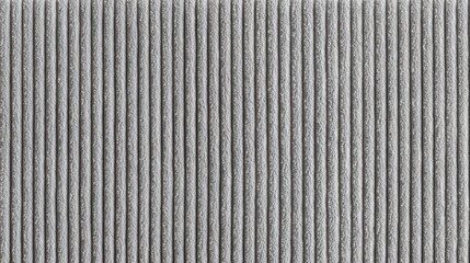 Beautiful photo of modern gray grey silver cord sofa couch textile background banner panorama long - Ribbed corduroy fabric texture, seamless pattern.