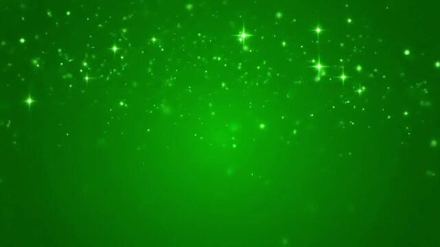 Green Screen shiny glowing stars fairy twinkle on 4k sparkle animation scene 3 with distortion, overlay, glitch, static noise, scan lines black background, animated video loop