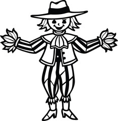 Cute smiling cartoon strawberry with green leaves vector isolated