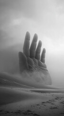 The Buddha’s hand in the desert of serenity