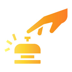 hotel service Gradient icon