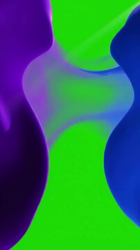 Green Screen the flim animation scene 3 with distortion, overlay, glitch, static noise, scan lines on black background, 4k animated video loop
